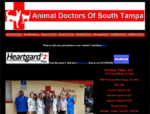 Tablet Screenshot of animaldoctorstampa.com